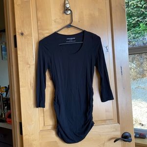 Black Long sleeve maternity shirt